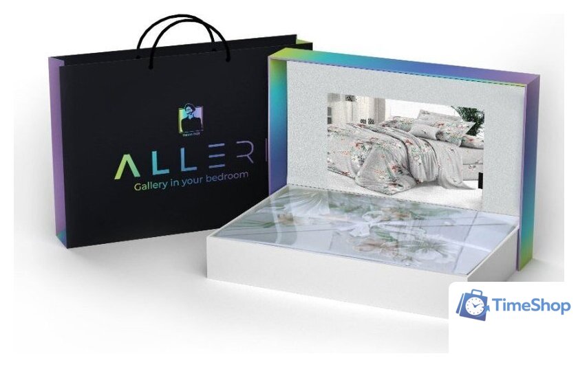 Евро комплект постельного белья Alleri Сатин Premium Евро Max СП-314 - Изображение №3 — Интернет-магазин Time-Shop