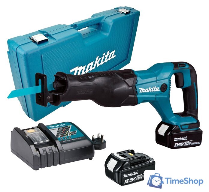 Сабельная пила Makita DJR186RFE (с 2-мя АКБ, кейс) - Изображение №1 — Интернет-магазин Time-Shop