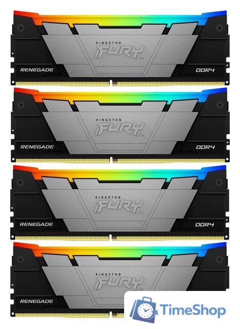 Оперативная память Kingston FURY Renegade RGB 4x16ГБ DDR4 3600 МГц KF436C16RB12AK4/64 - Изображение №3 — Интернет-магазин Time-Shop