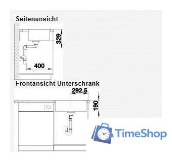 Кухонная мойка Blanco Legra 6 527086 (мягкий белый) - Изображение №4 — Интернет-магазин Time-Shop