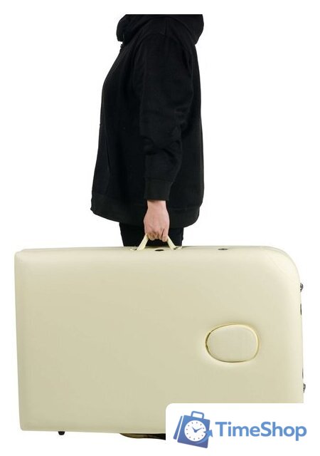 Массажный стол Atlas Sport складной 2-с 60 см деревянный (бежевый) - Изображение №10 — Интернет-магазин Time-Shop