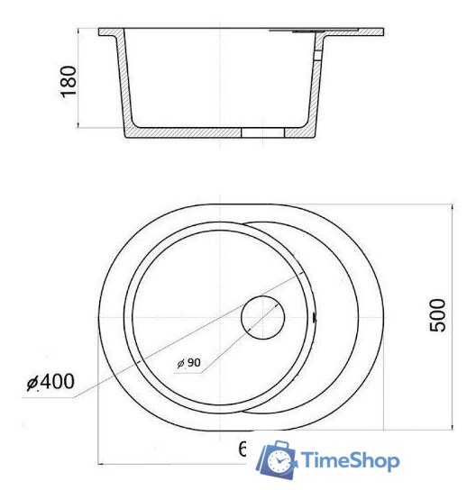Кухонная мойка Wisent 620-25WR (с сифоном GER013) - Изображение №7 — Интернет-магазин Time-Shop