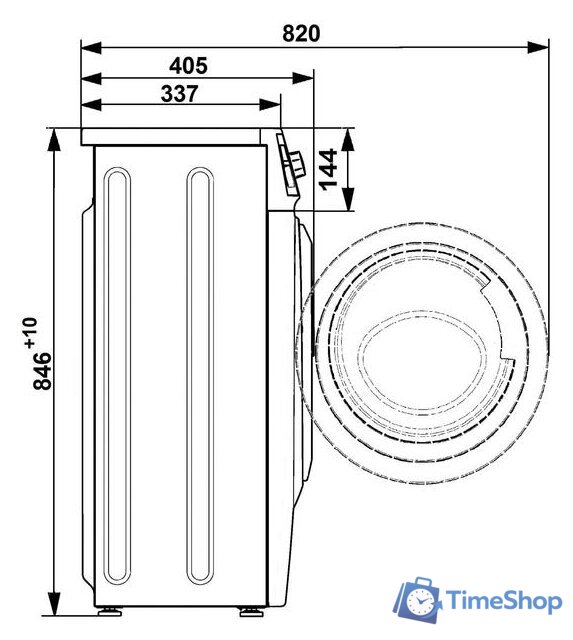 Стиральная машина ATLANT СМА 40М105-00 - Изображение №10 — Интернет-магазин Time-Shop