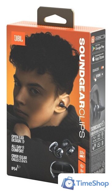 Наушники JBL Soundgear Clips (черный) - Изображение №5 — Интернет-магазин Time-Shop