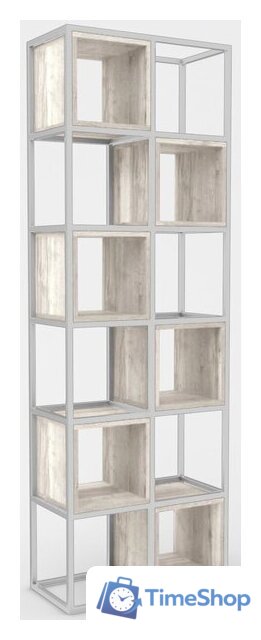 Стеллаж Hype Mebel Грос-2 70x210 (белый/древесина белая) - Изображение №1 — Интернет-магазин Time-Shop