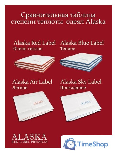 Одеяло Espera Home Alaska Red Label ЕС-5546 200x220 - Изображение №7 — Интернет-магазин Time-Shop
