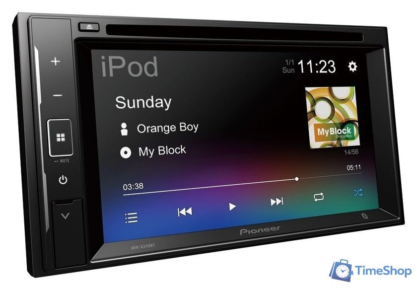 СD/DVD-магнитола Pioneer AVH-A240BT - Изображение №3 — Интернет-магазин Time-Shop