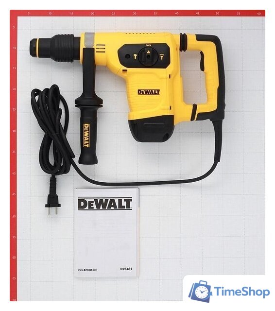 Перфоратор DeWalt D25481K - Изображение №4 — Интернет-магазин Time-Shop