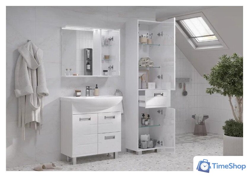  Volna Шкаф-пенал Joli 40 (напольный) - Изображение №4 — Интернет-магазин Time-Shop