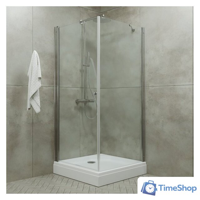 Душевой уголок Triton Форта-Хром 90x90 (с поддоном) - Изображение №9 — Интернет-магазин Time-Shop