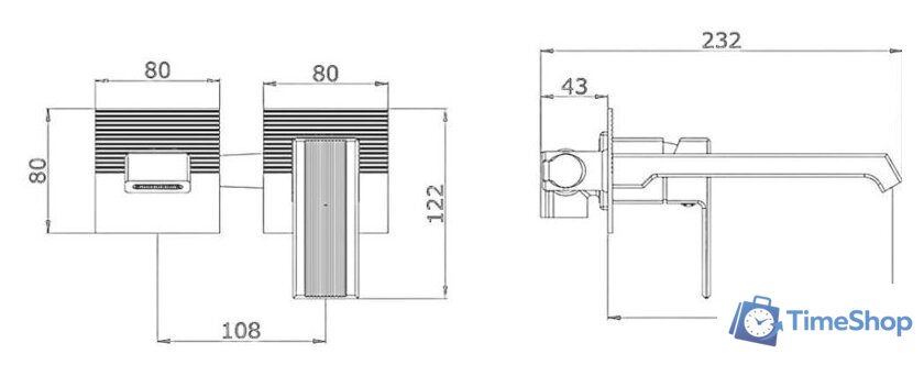 Смеситель Vieir V443513-S - Изображение №2 — Интернет-магазин Time-Shop
