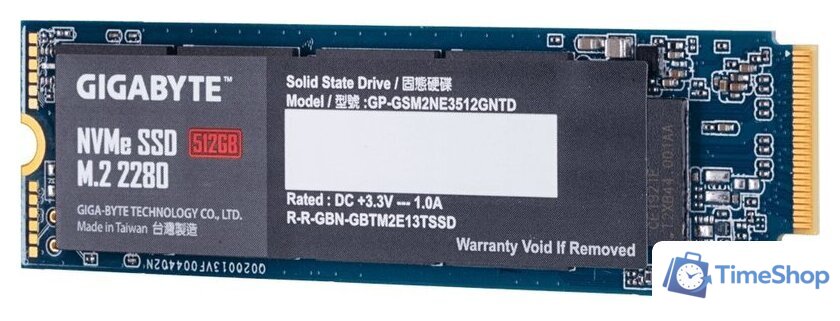 SSD Gigabyte NVMe 512GB GP-GSM2NE3512GNTD - Изображение №2 — Интернет-магазин Time-Shop