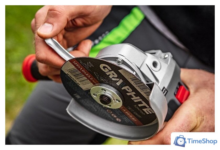 Угловая шлифмашина GRAPHITE 59G188 - Изображение №5 — Интернет-магазин Time-Shop