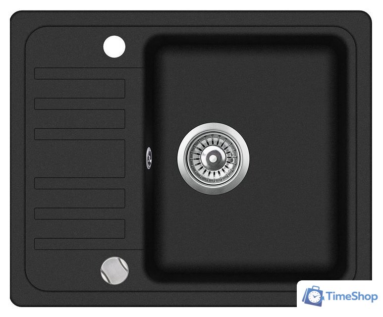Кухонная мойка Aquasanita Notus SQ102AW (black metallic 601) - Изображение №1 — Интернет-магазин Time-Shop