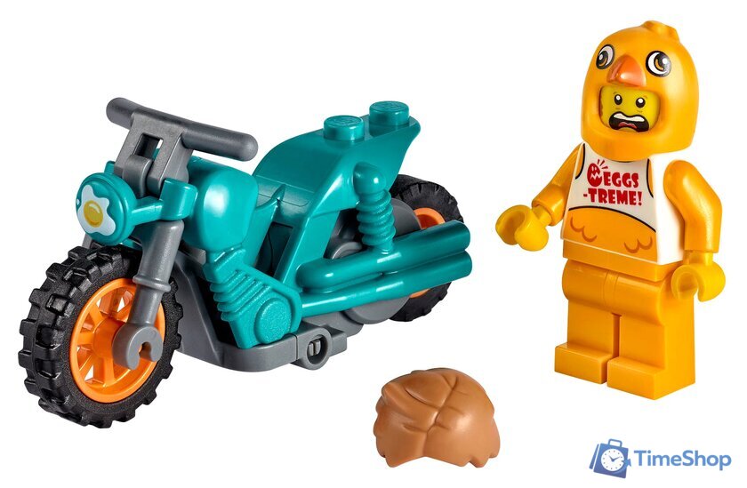 Конструктор LEGO City 60310 Трюковый мотоцикл с цыпленком - Изображение №2 — Интернет-магазин Time-Shop