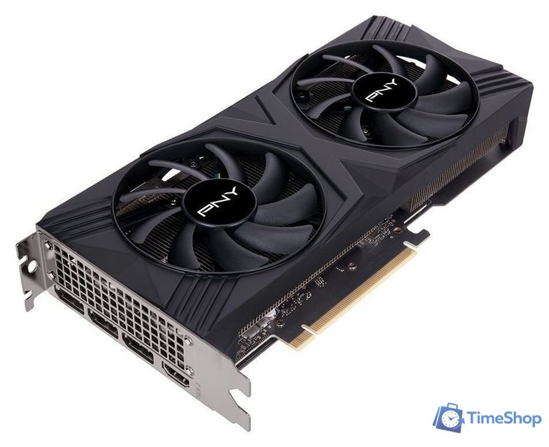 Видеокарта PNY GeForce RTX 4060 Ti 8GB Verto Dual Fan VCG4060T8DFXPB1 - Изображение №5 — Интернет-магазин Time-Shop