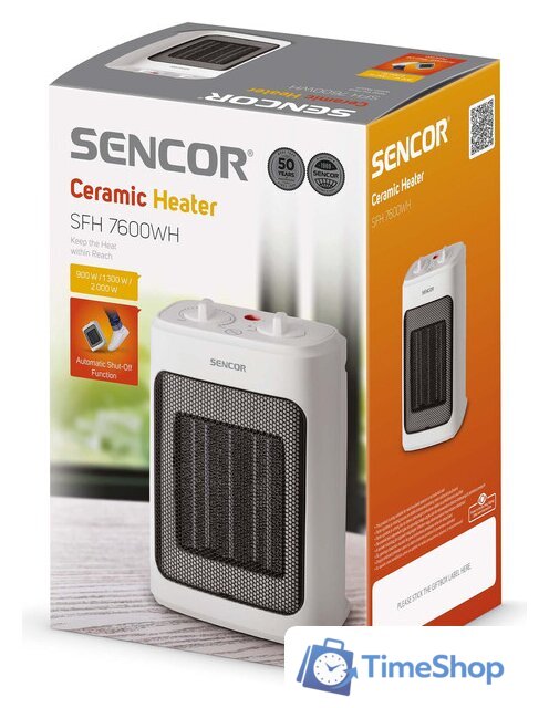 Тепловентилятор Sencor SFH 7600WH - Изображение №9 — Интернет-магазин Time-Shop