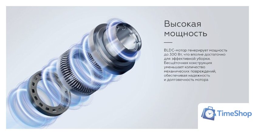 Пылесос BQ VCA0104H (серый) - Изображение №9 — Интернет-магазин Time-Shop