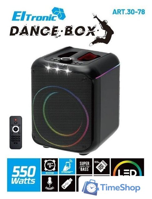 Беспроводная колонка Eltronic 30-78 Dance Box 550 - Изображение №15 — Интернет-магазин Time-Shop