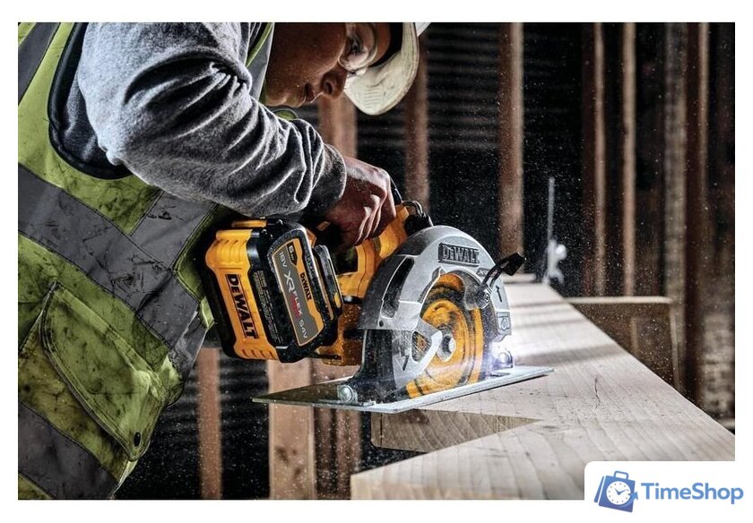 Дисковая (циркулярная) пила DeWalt DCS573NT-XJ (без АКБ, кейс) - Изображение №6 — Интернет-магазин Time-Shop