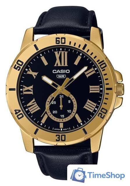 Наручные часы Casio MTP-VD200GL-1B - Изображение №1 — Интернет-магазин Time-Shop