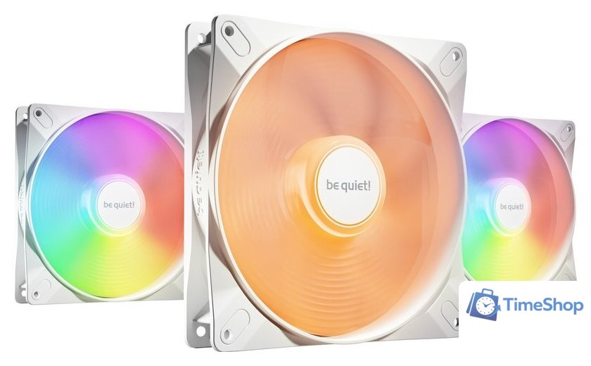 Комплект вентиляторов для корпуса be quiet! Light Wings LX 140mm PWM HS 3-Pack W BL131 - Изображение №1 — Интернет-магазин Time-Shop