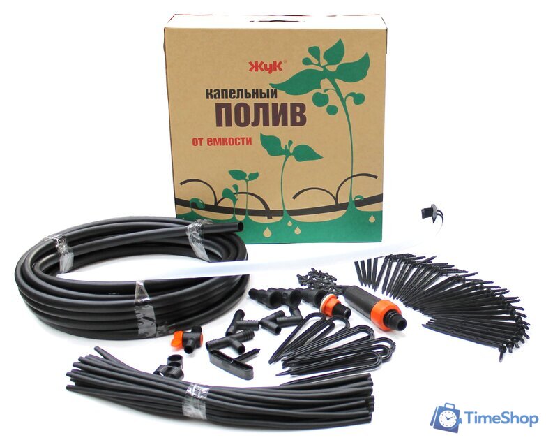 Система полива Жук Капельный полив от ёмкости Автомат на 30 растений (с таймером) - Изображение №1 — Интернет-магазин Time-Shop