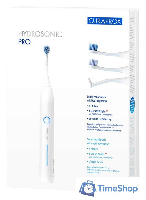Электрическая зубная щетка Curaprox Hydrosonic Pro - Изображение №2 — Интернет-магазин Time-Shop