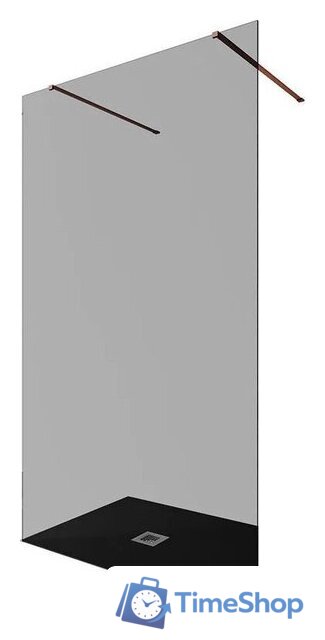 Душевая стенка Allen Brau Infinity 2 3.21054.60.T 323846 (медь браш) - Изображение №1 — Интернет-магазин Time-Shop