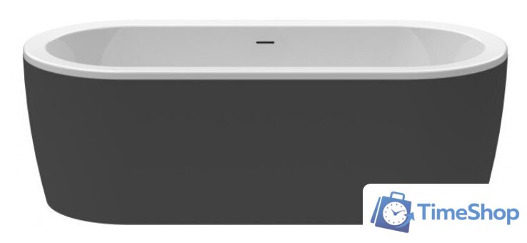 Ванна Cezares Slim Central-180-80-60-NERO-SET - Изображение №1 — Интернет-магазин Time-Shop