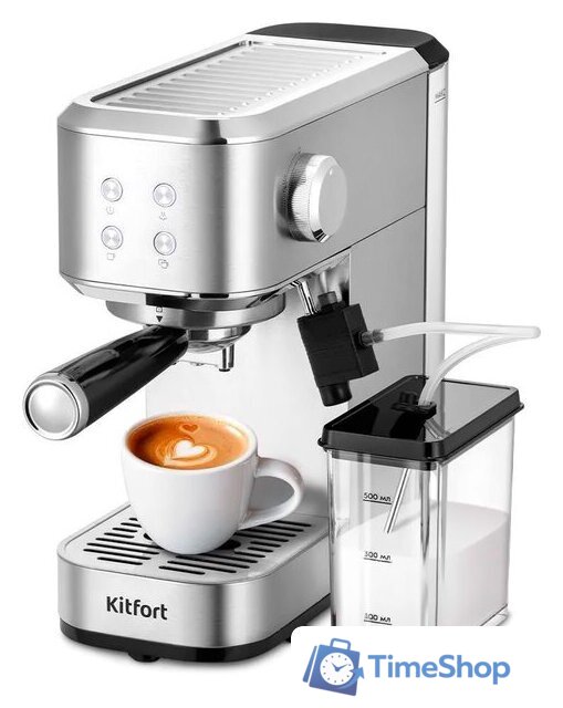 Рожковая кофеварка Kitfort KT-7641 - Изображение №1 — Интернет-магазин Time-Shop