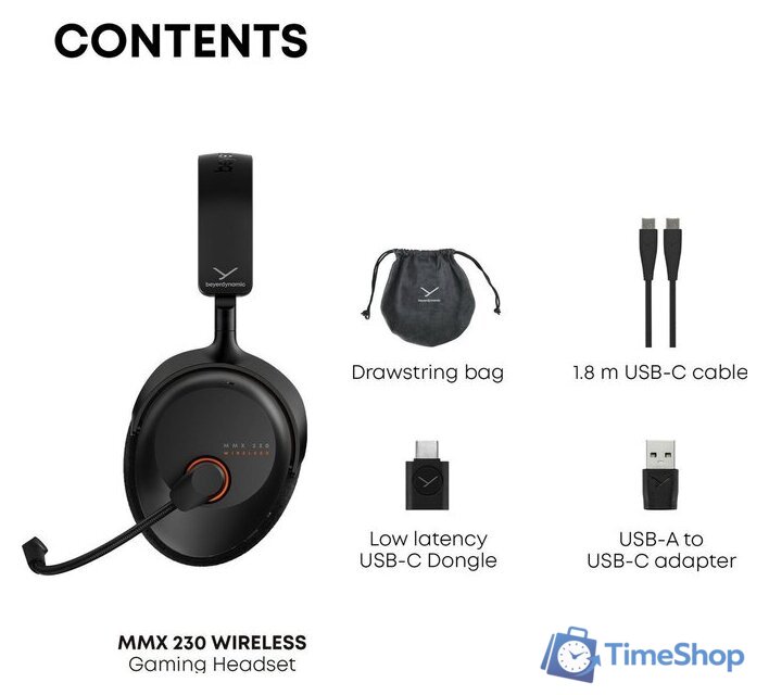 Наушники Beyerdynamic MMX 230 Wireless (черный) - Изображение №4 — Интернет-магазин Time-Shop