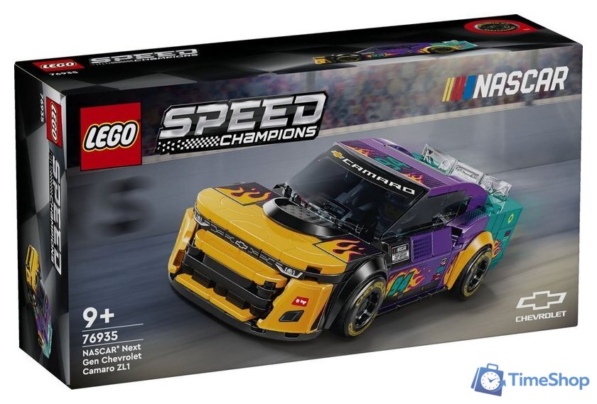 Конструктор LEGO Speed Champions 76935 NASCAR Next Gen Chevrolet Camaro ZL1 - Изображение №1 — Интернет-магазин Time-Shop