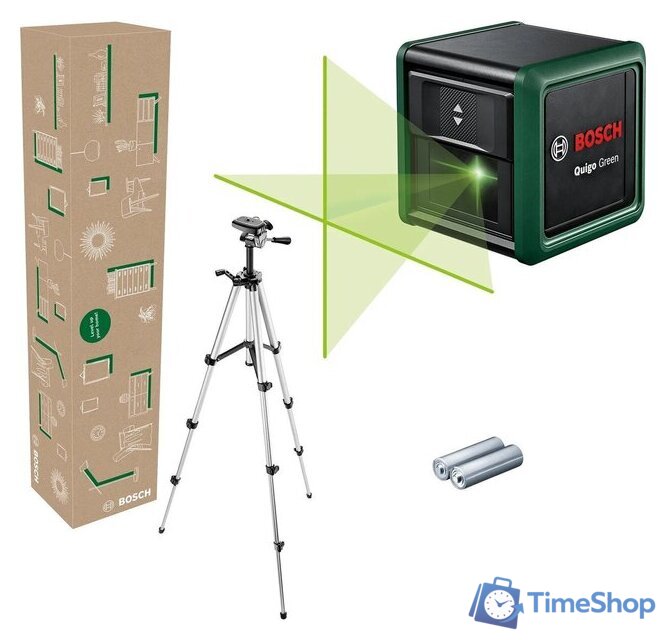 Лазерный нивелир Bosch Quigo Green 0603663CZ1 - Изображение №1 — Интернет-магазин Time-Shop