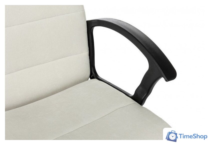 Офисное кресло Бюрократ Triest (молочный Fabric Velvet 20) - Изображение №8 — Интернет-магазин Time-Shop