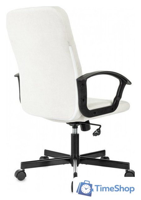 Офисное кресло Бюрократ Triest (молочный Fabric Velvet 20) - Изображение №5 — Интернет-магазин Time-Shop