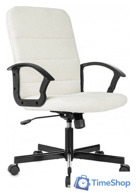 Офисное кресло Бюрократ Triest (молочный Fabric Velvet 20) - Изображение №1 — Интернет-магазин Time-Shop