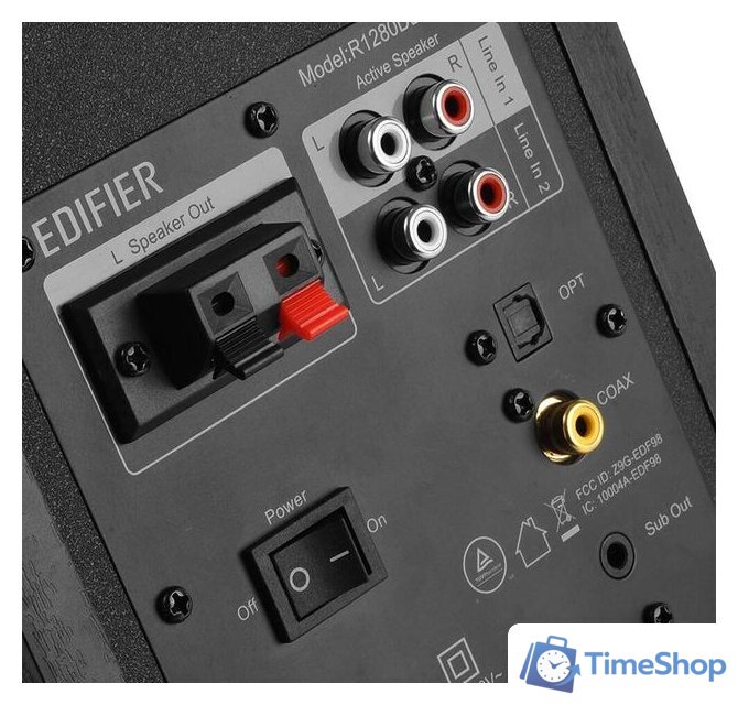 Акустика Edifier R1280DBs (черный) - Изображение №3 — Интернет-магазин Time-Shop