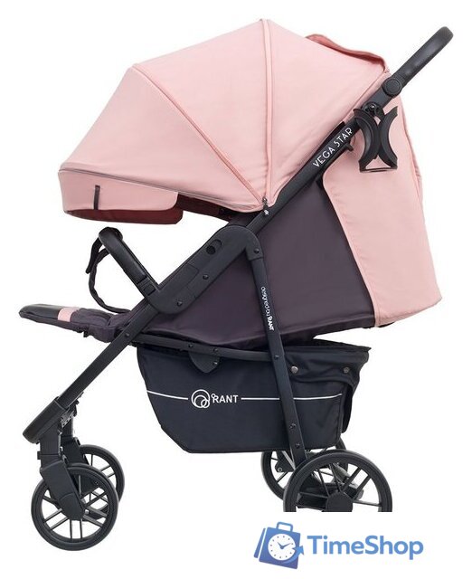 Коляска прогулочная «книга» Rant Vega Star (cloud pink) - Изображение №3 — Интернет-магазин Time-Shop