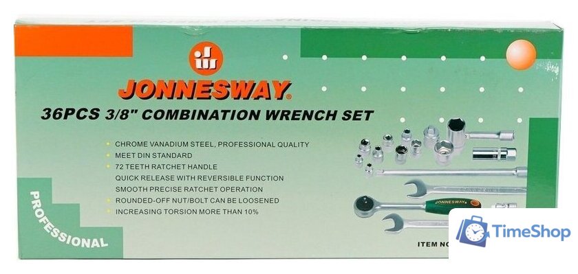 Универсальный набор инструментов Jonnesway S04H3536S (36 предметов) - Изображение №6 — Интернет-магазин Time-Shop