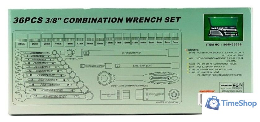 Универсальный набор инструментов Jonnesway S04H3536S (36 предметов) - Изображение №7 — Интернет-магазин Time-Shop