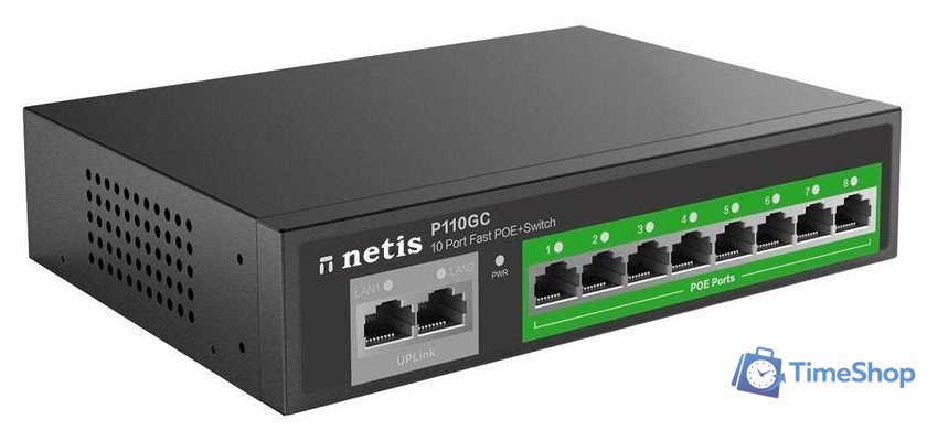 Неуправляемый коммутатор Netis P110GC - Изображение №1 — Интернет-магазин Time-Shop