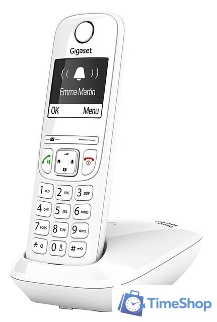 Радиотелефон Gigaset AS690 RUS SYS (белый) - Изображение №1 — Интернет-магазин Time-Shop