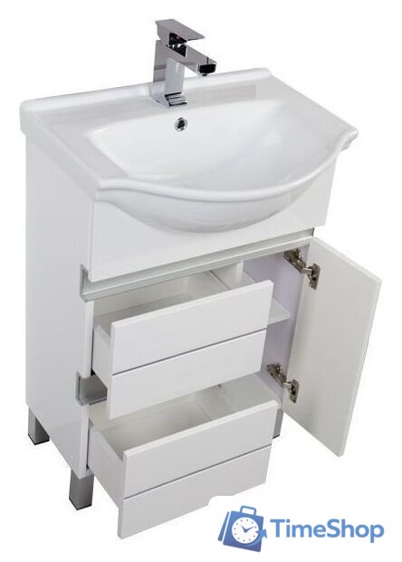  Aquanet Тумба под умывальник Доминика 60 171684 - Изображение №3 — Интернет-магазин Time-Shop