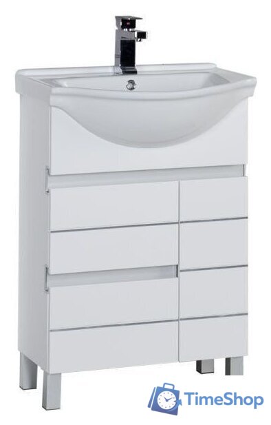  Aquanet Тумба под умывальник Доминика 60 171684 - Изображение №2 — Интернет-магазин Time-Shop