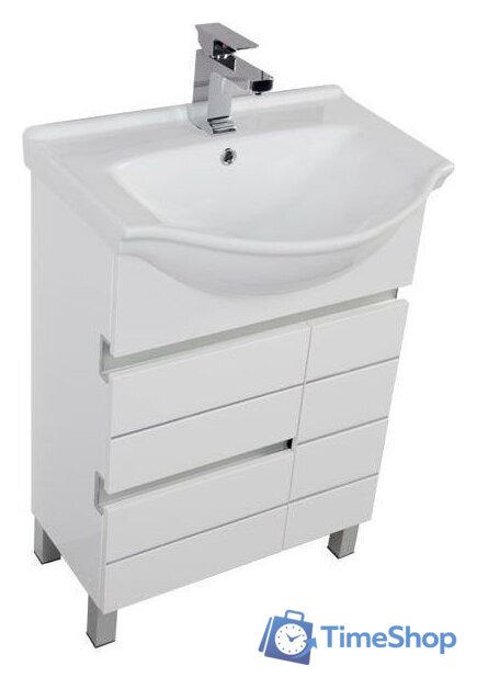  Aquanet Тумба под умывальник Доминика 60 171684 - Изображение №4 — Интернет-магазин Time-Shop