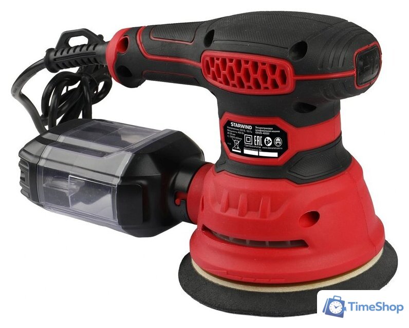 Эксцентриковая шлифмашина StarWind OS125-400S1 - Изображение №2 — Интернет-магазин Time-Shop