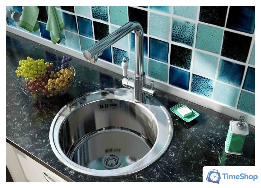 Кухонная мойка ZorG ZR-510/205 - Изображение №2 — Интернет-магазин Time-Shop