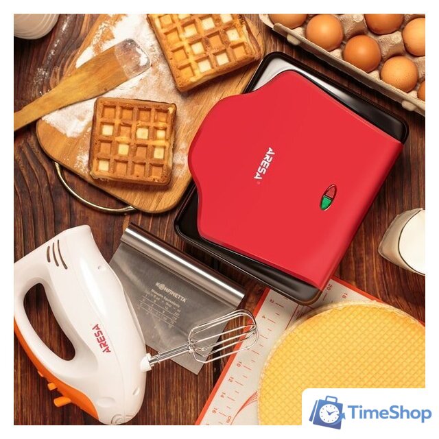 Вафельница Aresa AR-2801 - Изображение №7 — Интернет-магазин Time-Shop