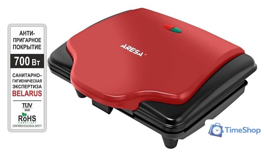 Вафельница Aresa AR-2801 - Изображение №1 — Интернет-магазин Time-Shop